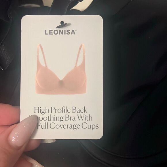 LEONISA High Profile NWT Back Smoothing Bra with Soft Full Coverage Cups 34B - Picture 6 of 6